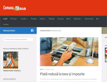 Tablet Screenshot of comunabaia.ro
